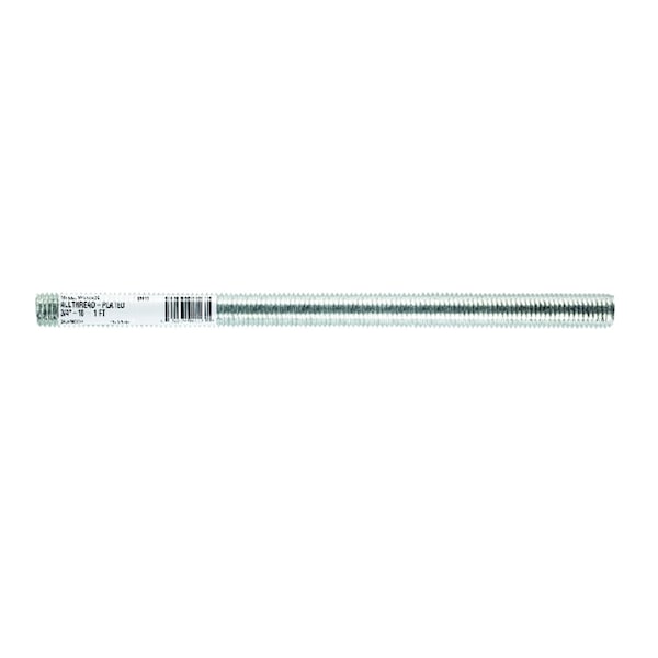 Steelworks SteelWorks 3/4 in. D X 12 in. L Low Carbon Steel Threaded Rod 11036 - main